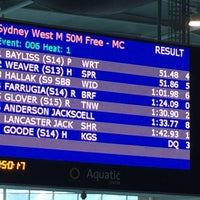 Photo taken at Sydney Olympic Park Aquatic Centre by John A. on 3/24/2016