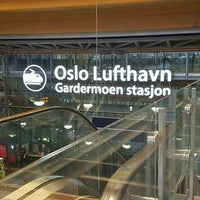 Photo taken at Gardermoen Railway Station by Osse F. on 2/6/2017