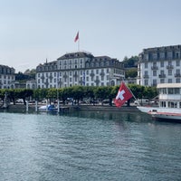 Photo taken at Lake Lucerne by ᝰ.ᐟ on 7/10/2023