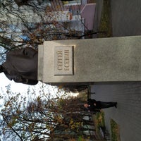 Photo taken at Памятник Сергею Есенину by Evg on 10/22/2021