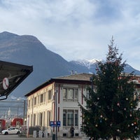 Photo taken at Stazione Tirano (RFI) by Ahmed .. on 12/19/2022
