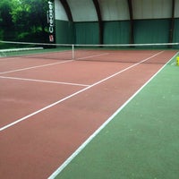 Photo taken at Tennis Club de la Forêt de Soignes by Deborah H. on 5/1/2014