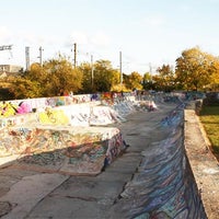 Photo taken at Tottenham BMX and Skate Park by Diane W. on 3/5/2019