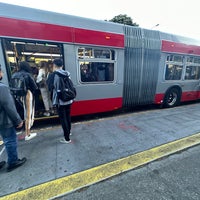 Photo taken at MUNI Bus Stop - Geary &amp;amp; 6th by Blue H. on 10/19/2022