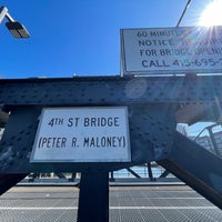 Photo taken at 4th Street (Peter R Maloney) Bridge by Blue H. on 5/21/2021