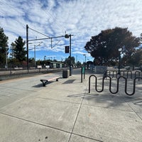Photo taken at Mountain View Caltrain Station by Blue H. on 11/4/2023