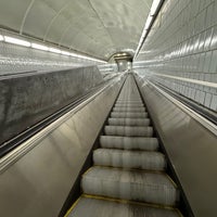 Photo taken at MARTA - Peachtree Center Station by Blue H. on 10/9/2023