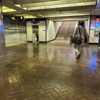 Photo taken at Montgomery MUNI Metro Station by Blue H. on 7/18/2023