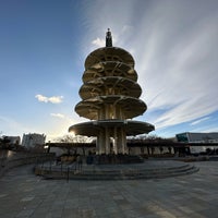 Photo taken at The Peace Pagoda by Blue H. on 3/8/2023