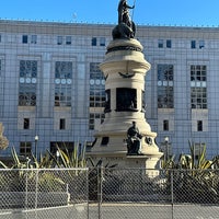 Photo taken at Pioneer Monument  (James Lick Monument) by Blue H. on 9/30/2022