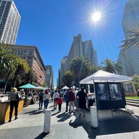 Photo taken at Embarcadero Plaza by Blue H. on 7/9/2022
