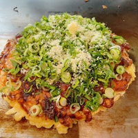 Photo taken at Okonomiyaki Kiji by H I. on 3/6/2024