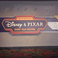 Photo taken at Disney &amp;amp; Pixar Short Film Festival (Magic Eye Theater) by Erin W. on 4/21/2016