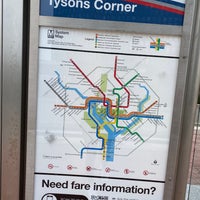 Photo taken at Tysons Metro Station by Hawra on 3/28/2024