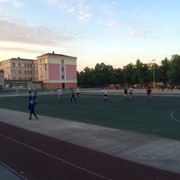 Photo taken at футбольное поле ⚽️🏆 by Evgeniy V. on 5/27/2014