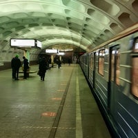 Photo taken at metro Krasnogvardeyskaya by Алексей Г. on 12/28/2020