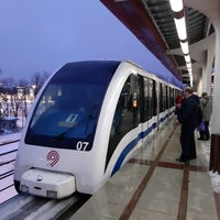 Photo taken at monorail Vystavochny Tsentr by Алексей Г. on 2/25/2021