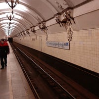 Photo taken at metro Arbatskaya, line 4 by Алексей Г. on 12/11/2020