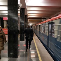 Photo taken at metro Kashirskaya by Алексей Г. on 2/27/2021