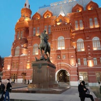 Photo taken at Marshal Zhukov Monument by Алексей Г. on 4/11/2021