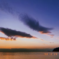 Photo taken at Zushi Beach by ひがもと on 12/28/2023