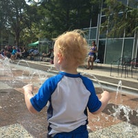 Photo taken at Gateway Fountain at Discovery Green by James S. on 8/6/2016