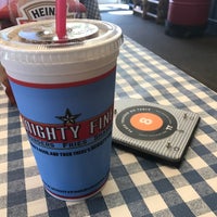 Photo taken at Mighty Fine Burgers by Mary H. on 3/31/2017