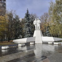 Photo taken at Памятник космической дружбе СССР и Чехословакии by Антон Г. on 10/19/2020