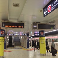 Photo taken at Shinjuku-sanchome Station by コタケムンパス on 3/17/2015