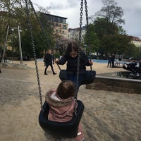 Photo taken at Spielplatz im Weinbergspark by Connor M. on 4/29/2017