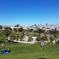 Photo taken at Dolores Park Dog Run Area by Michael B. on 9/18/2016