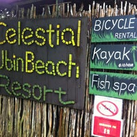 Photo taken at Celestial Ubin Beach Resort by K K. on 7/27/2013