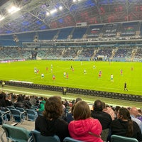 Photo taken at Fisht Olympic Stadium by Alex Z. on 11/6/2021