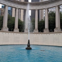 Photo taken at Millennium Monument in Wrigley Square by Iryna on 9/6/2018