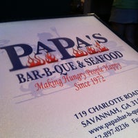 Photo taken at Papa&amp;#39;s Bar -B -Que &amp;amp; Seafood by Steve S. on 1/21/2013