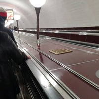 Photo taken at metro Ploshchad Lenina by Anastasia K. on 12/5/2021