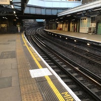 Photo taken at Bow Road London Underground Station by IBRAHIM O. on 5/19/2018
