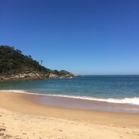 Photo taken at Praia do Estaleiro by Mariana B. on 10/4/2017