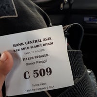 Photo taken at Bank BCA by Chen C. on 6/11/2018