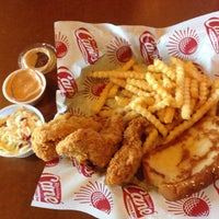 Photo taken at Raising Cane&amp;#39;s Chicken Fingers by Deanna M. on 12/29/2014