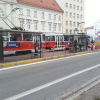Photo taken at Kamenné námestie (tram) by Pato on 2/3/2014