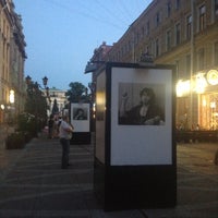 Photo taken at Малая Садовая- Выставка Цоя!!! by Ekaterina L. on 8/3/2012