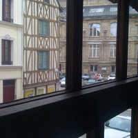 Photo taken at Hotel Morand** Rouen Centre by Ekaterina K. on 1/8/2012