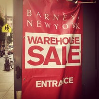Photo taken at Barneys Warehouse Sale by Ernest H. on 8/23/2012