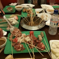 Photo taken at Satay Hotpot Cuisine by Christopher T. on 9/3/2011