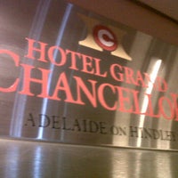 Photo taken at Hotel Grand Chancellor Adelaide by Annif D. on 11/29/2011