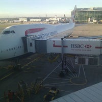 Photo taken at British Airways Flight BA 0285 by Lawrence M. on 1/11/2012