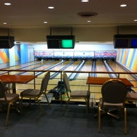 Photo taken at Bowling Alley @ Raffles Marina by Aaron T. on 3/21/2011