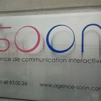 Photo taken at Agence SOON by Rémy S. on 11/8/2011