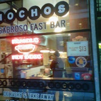 Photo taken at Chez Nini (ex HOCHOS) - Hot Dogs Gourmet &amp;amp; Deli by Pablo E. on 9/8/2011